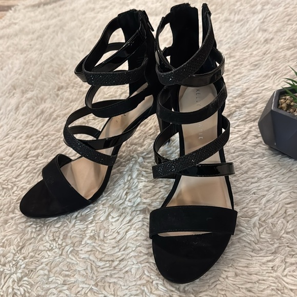 Kelly & Katie Black Heels size8.5 - Picture 2 of 15